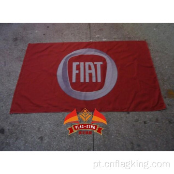 Bandeira do carro Fiat 100% poliéster 90 * 150 CM bandeira Bandeira da Fiat